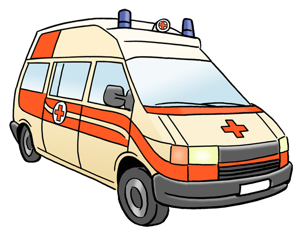 Ein Krankenwagen.